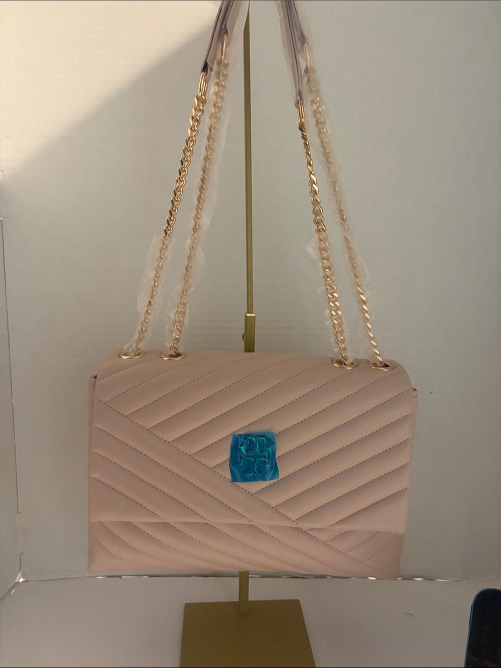 Quilted Chain Strap Shoulder Bag in Blush Pink (Inspired bag ) high quality